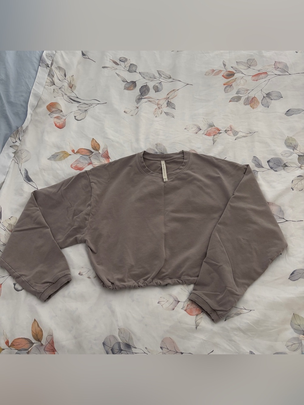 Babaton Neutral Taupe Crewneck Sweatshirt